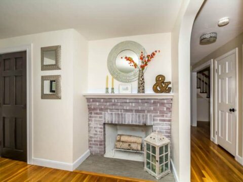 How To Whitewash A Brick Fireplace An, Best Paint To Use Whitewash A Brick Fireplace