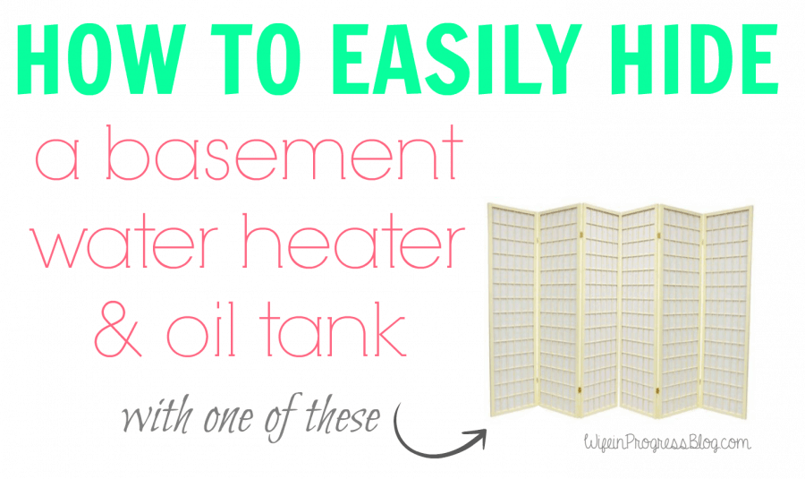 Hiding a Basement Water Heater & Oil Tank Jenna Kate at Home