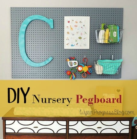 DIY Nursery Pegboard