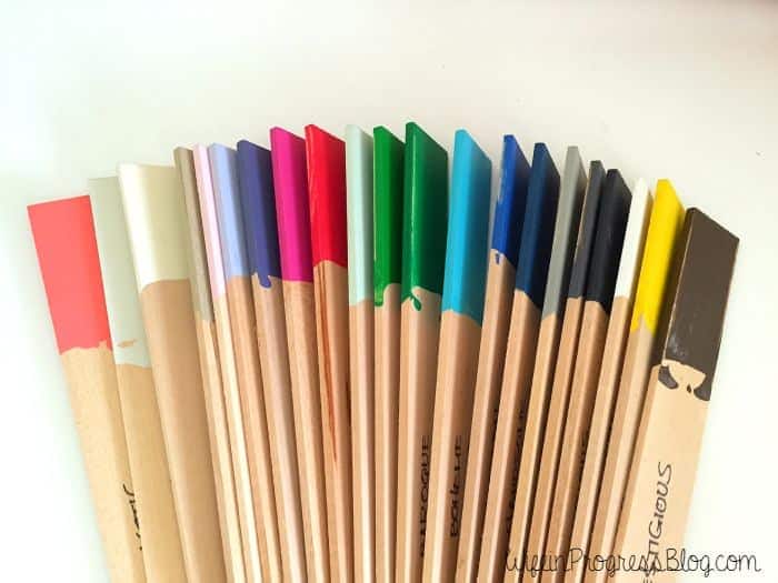 Velvet Finishes Paint colors on wood paint sticks