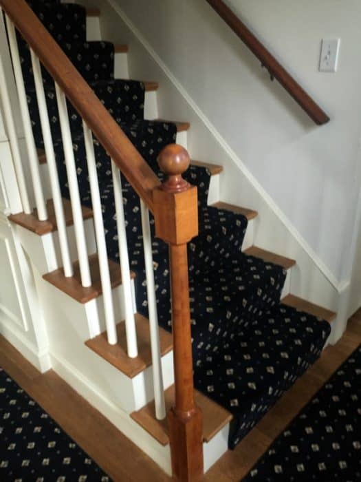 White oak stairs 