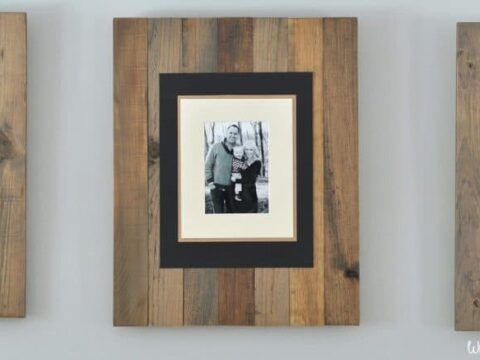 Diy Picture Frame A Simple Homemade, How To Make Rustic Wooden Picture Frames
