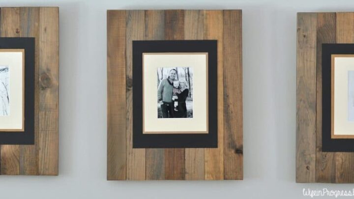 Diy Picture Frame A Simple Homemade, How To Make Rustic Picture Frames