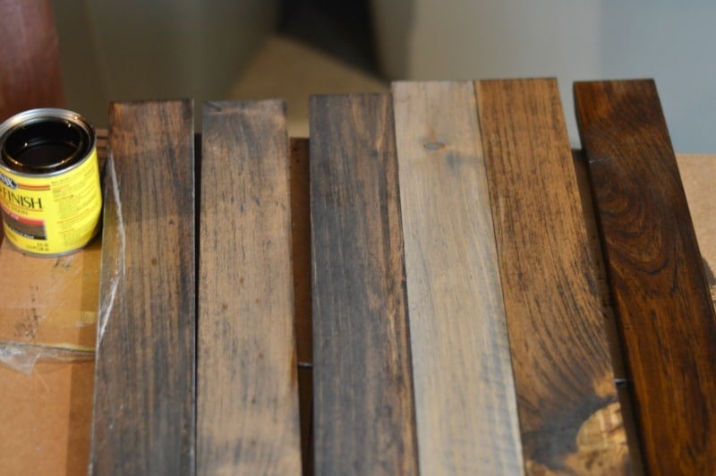 How to stain wood to look rustic
