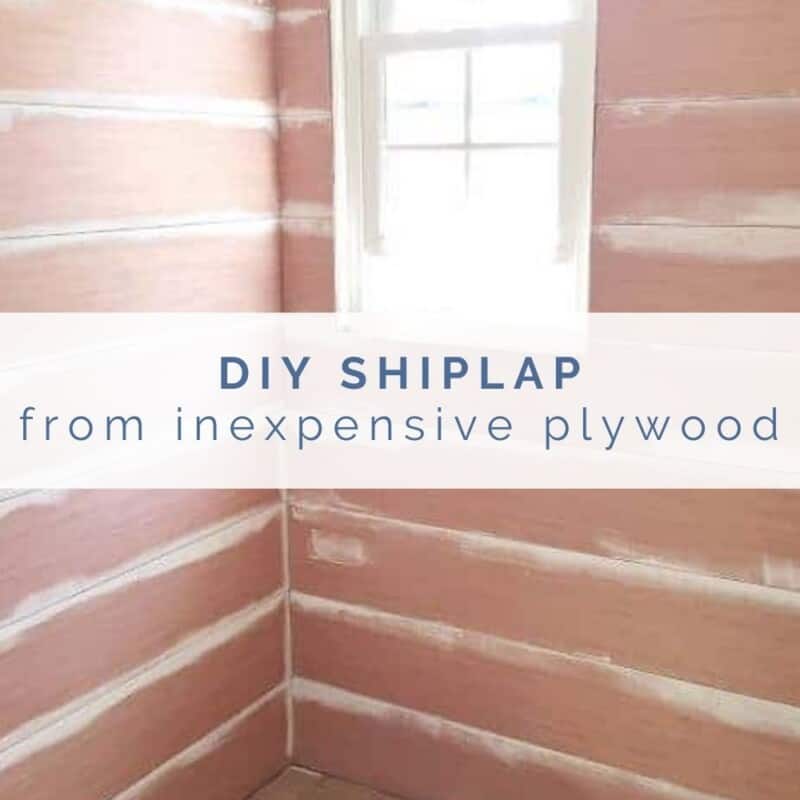 DIY Shiplap From Plywood (In Just One Weekend!)