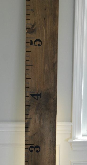 Wooden life size ruler