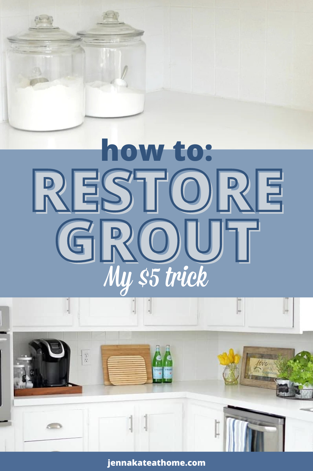 how to restore grout for $5