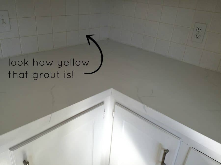 Grout Pen, white, yellow, grey, restore the look of kitchen