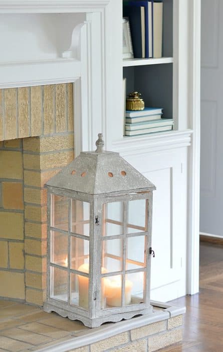 Sentimental items in this rustic living room add the perfect touch!