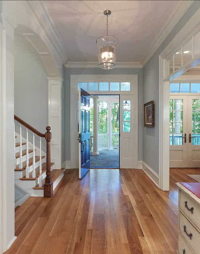 blue gray paint living room