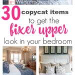 Copy items to help you recreate the fixer upper look in your own bedroom