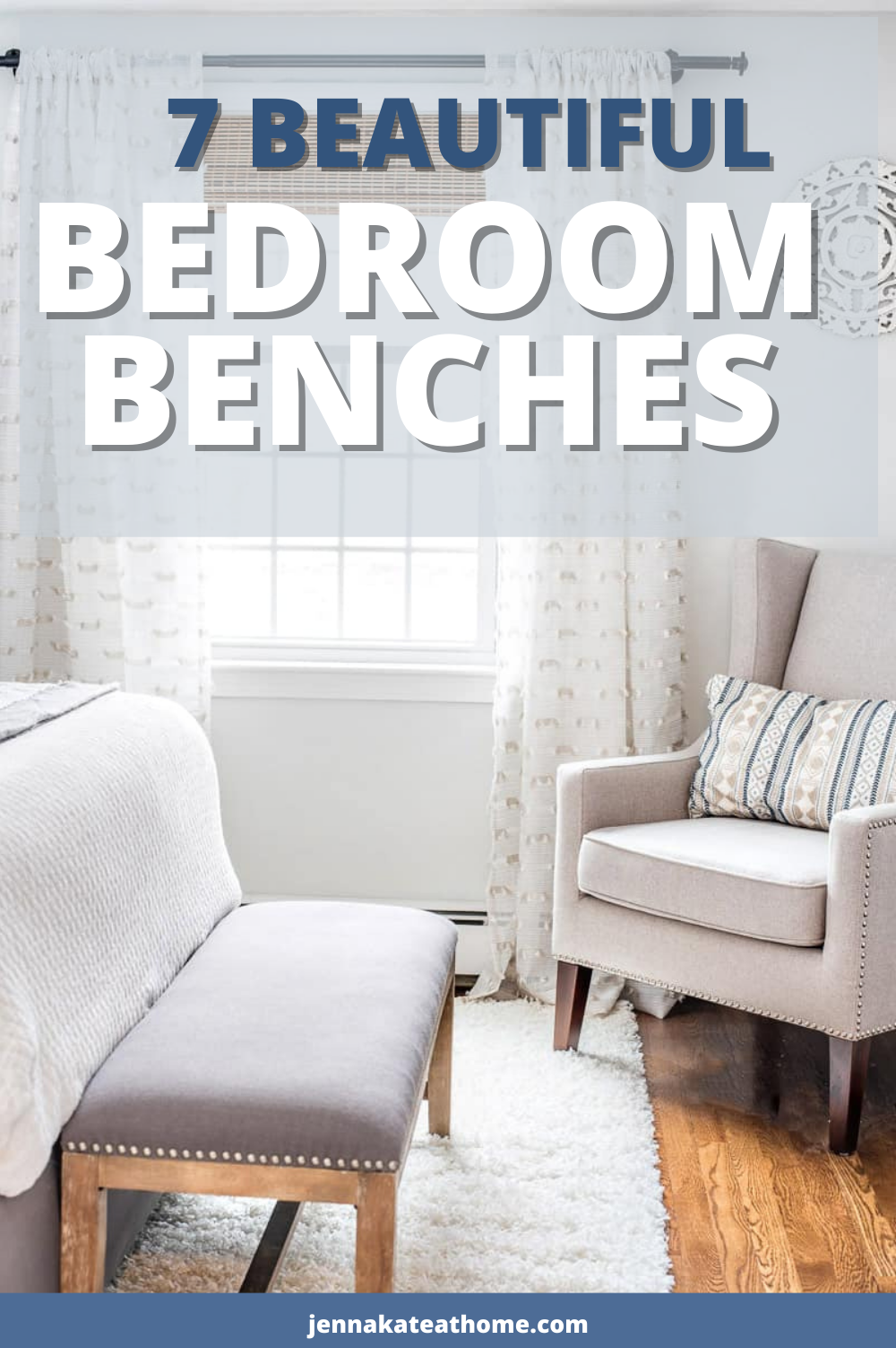 7 Beautiful bedroom benches