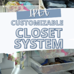 Ikea customizable closet system