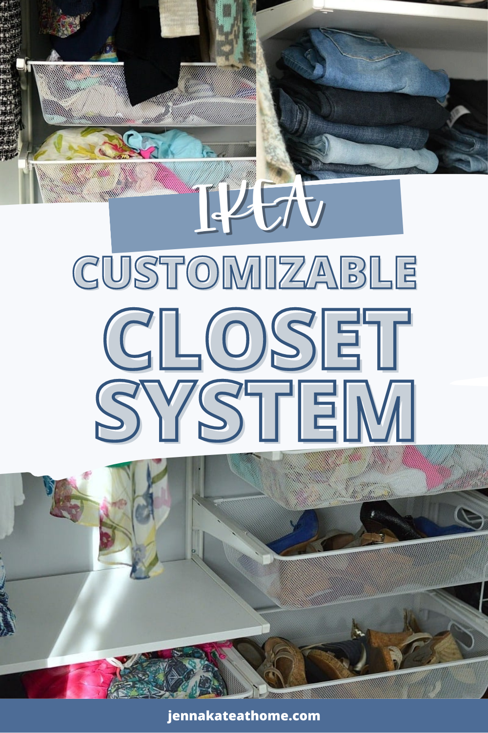 Ikea customizable closet system