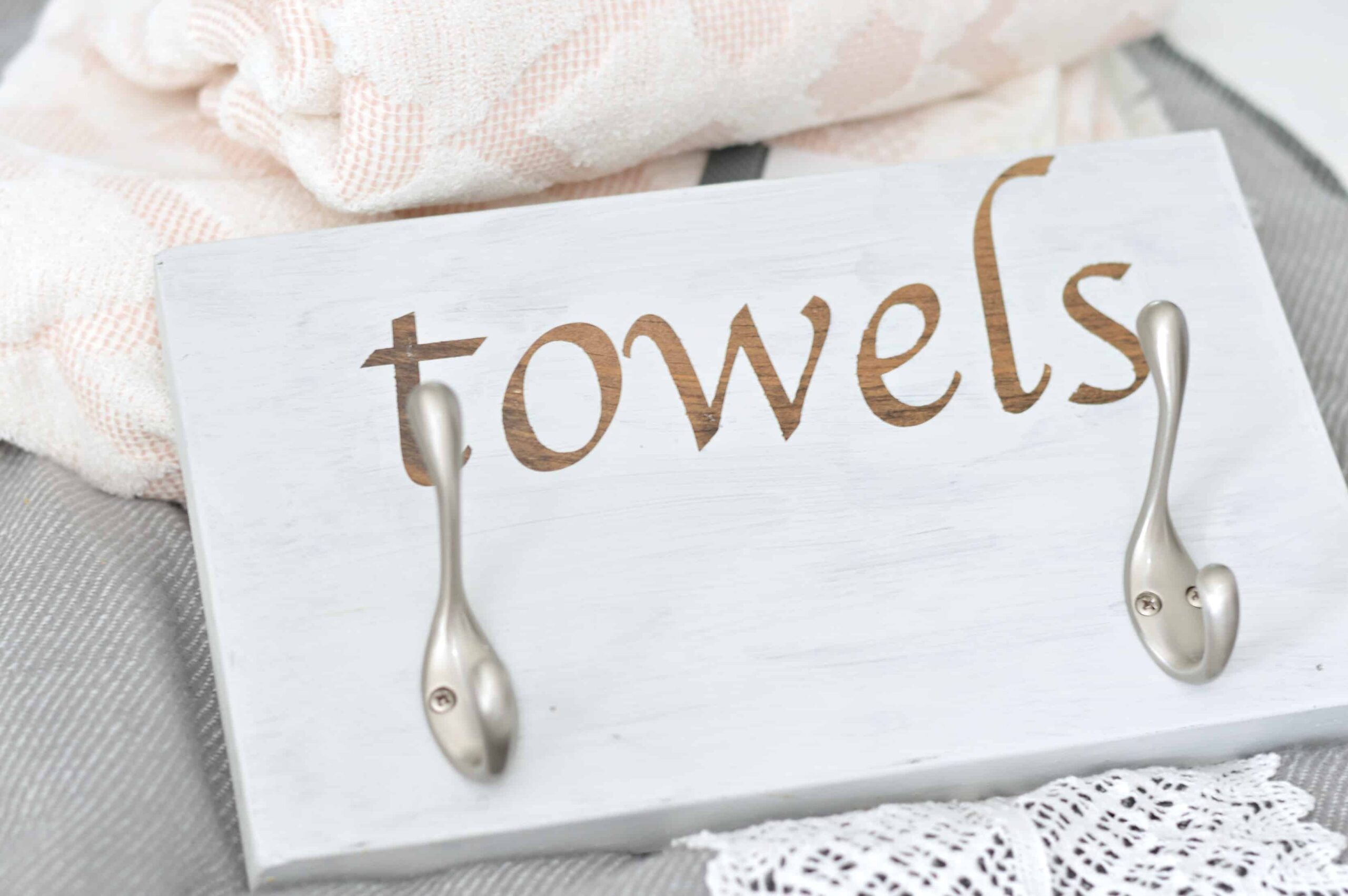 DIY Towel Hook Rack Jenna Kate at Home