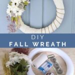 easy DIY fall wreath pin