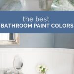 best bathroom paint colors pin