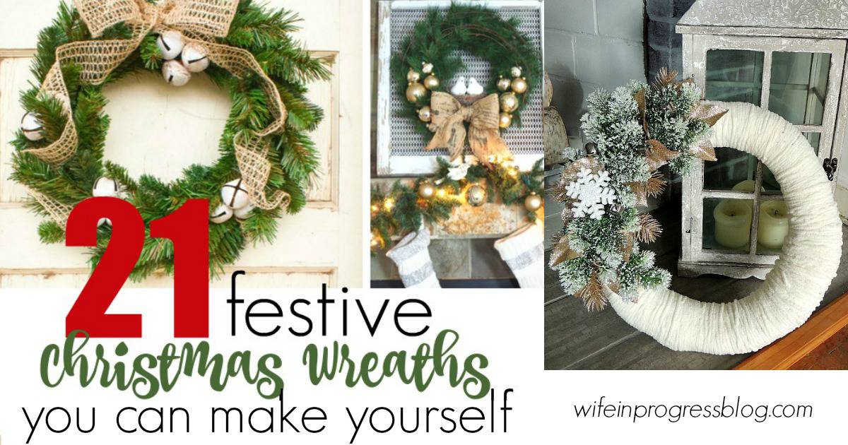 How To Make a Christmas Wreath 21 Festive Wreaths to DIY