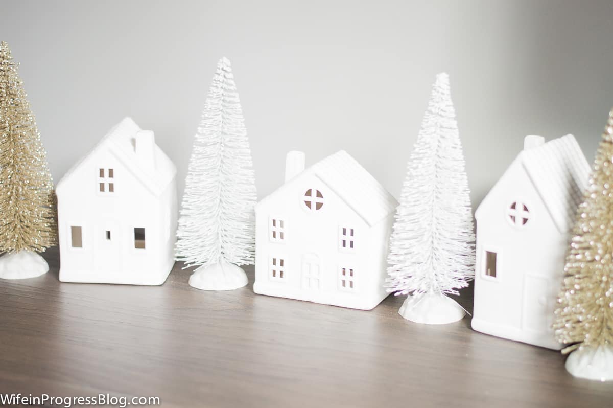 Christmas table decorations don't have to break the budget - these are all from the Target dollar spot