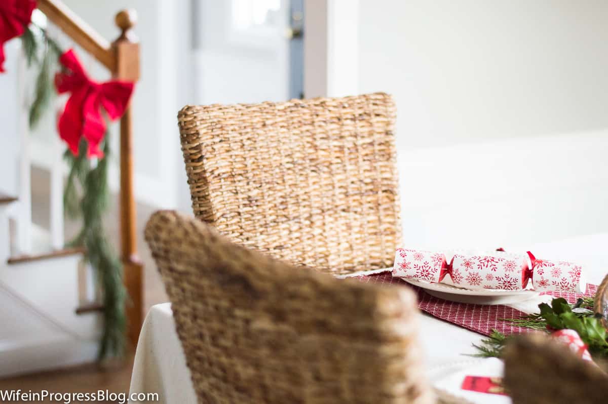 I love these rattan chairs! I want them for my dining room!