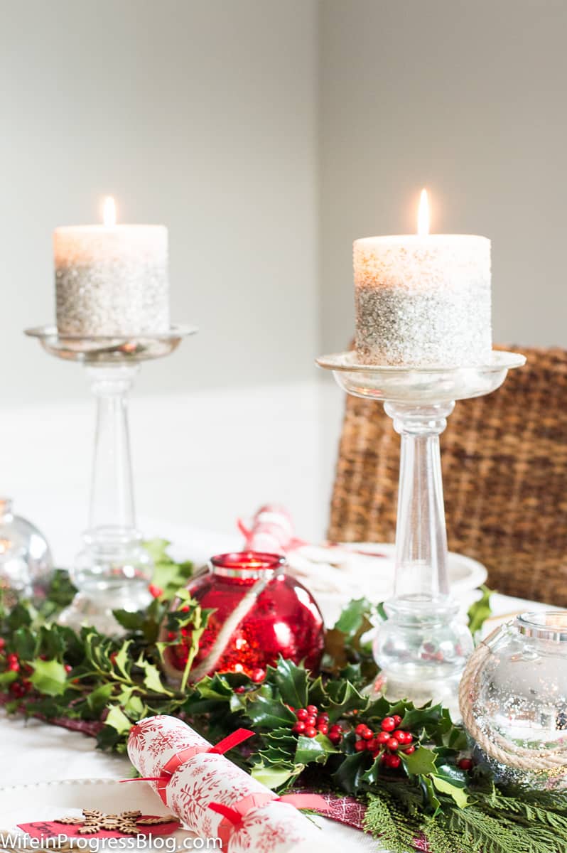 Christmas table decorations