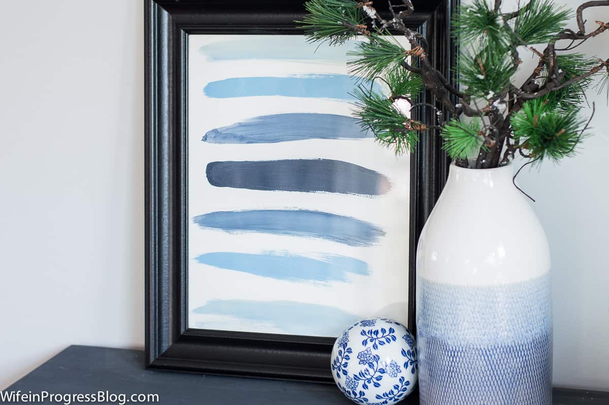 Easy DIY Wall Art, Paint swatch art