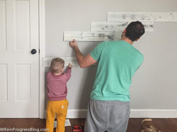 How to Create and Install a DIY Reclaimed Wood Accent Wall