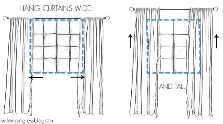 How To Hang Curtains: Simple Tips For a Bigger and Brighter Room