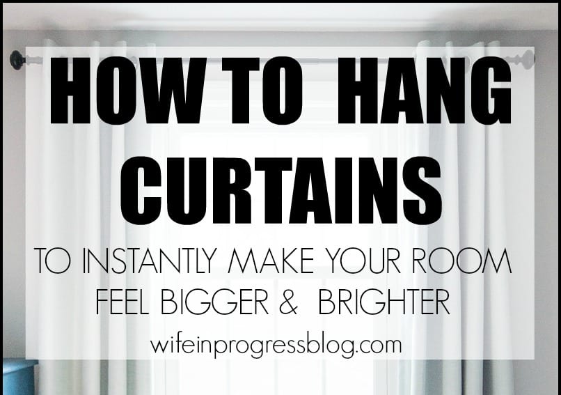 How to Hang Curtains The Right Way