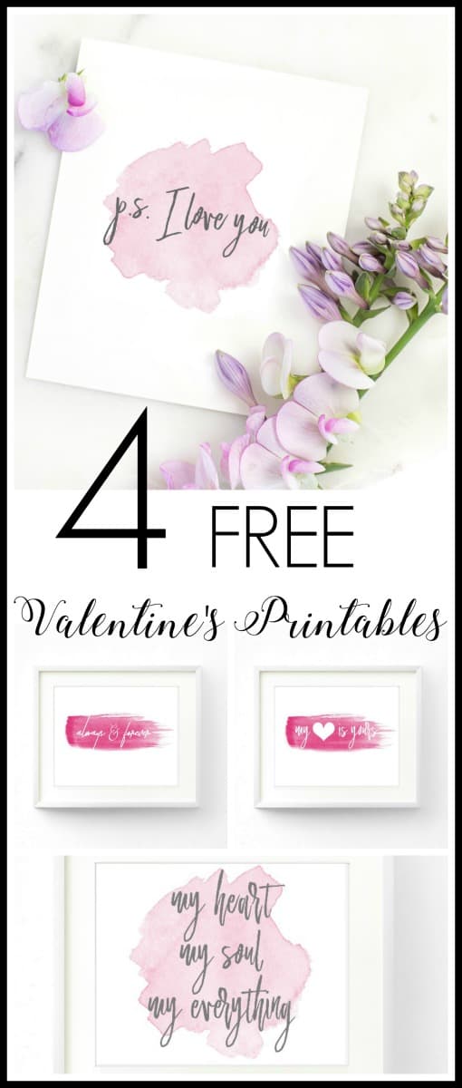 4 Free Valentines Printables for You to Download