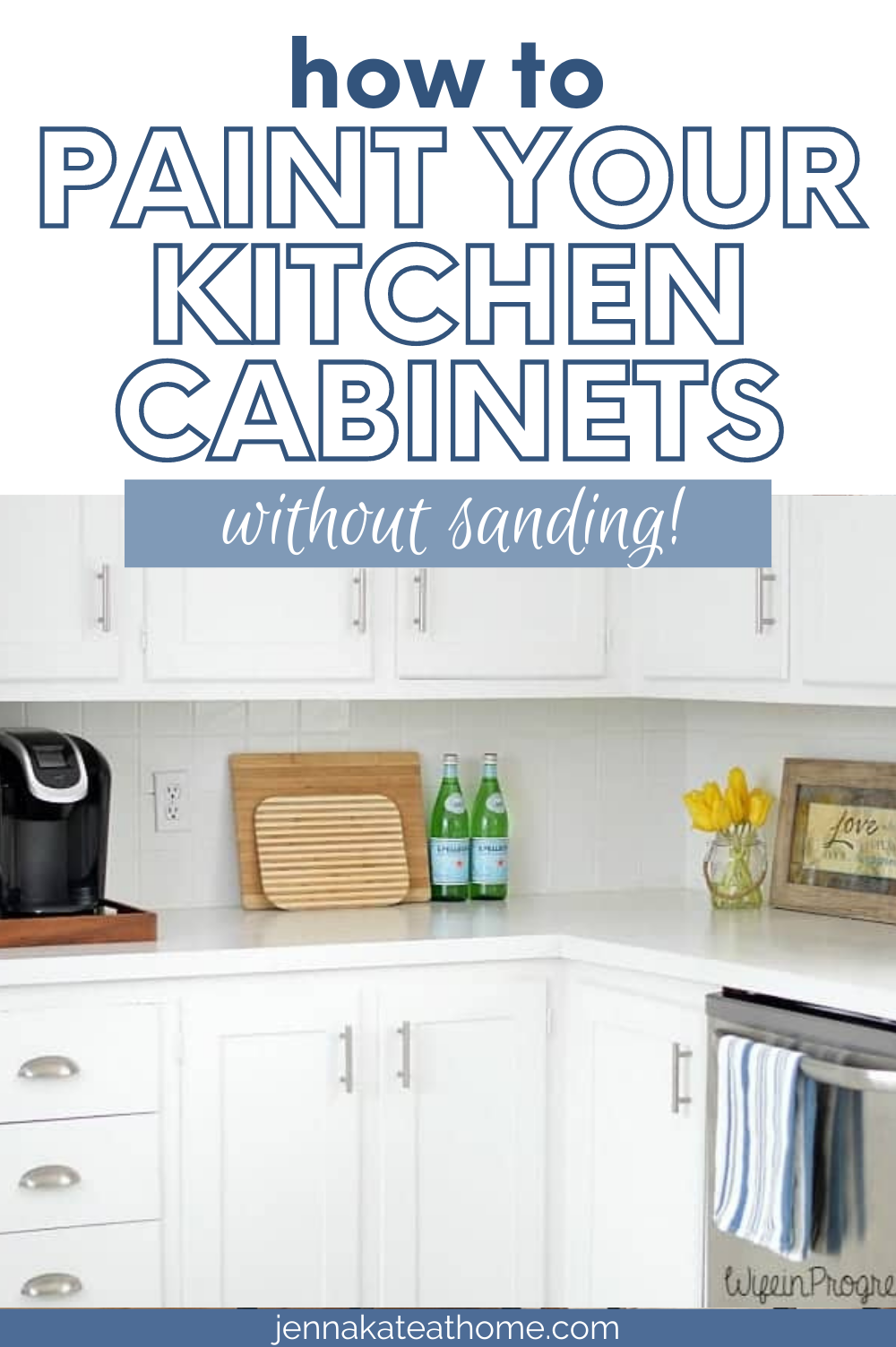 How to paint your kitchen cabinets without sanding