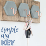 Simple DIY key holder