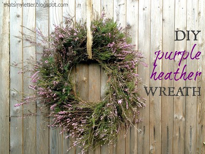 DIY Heather Wreath