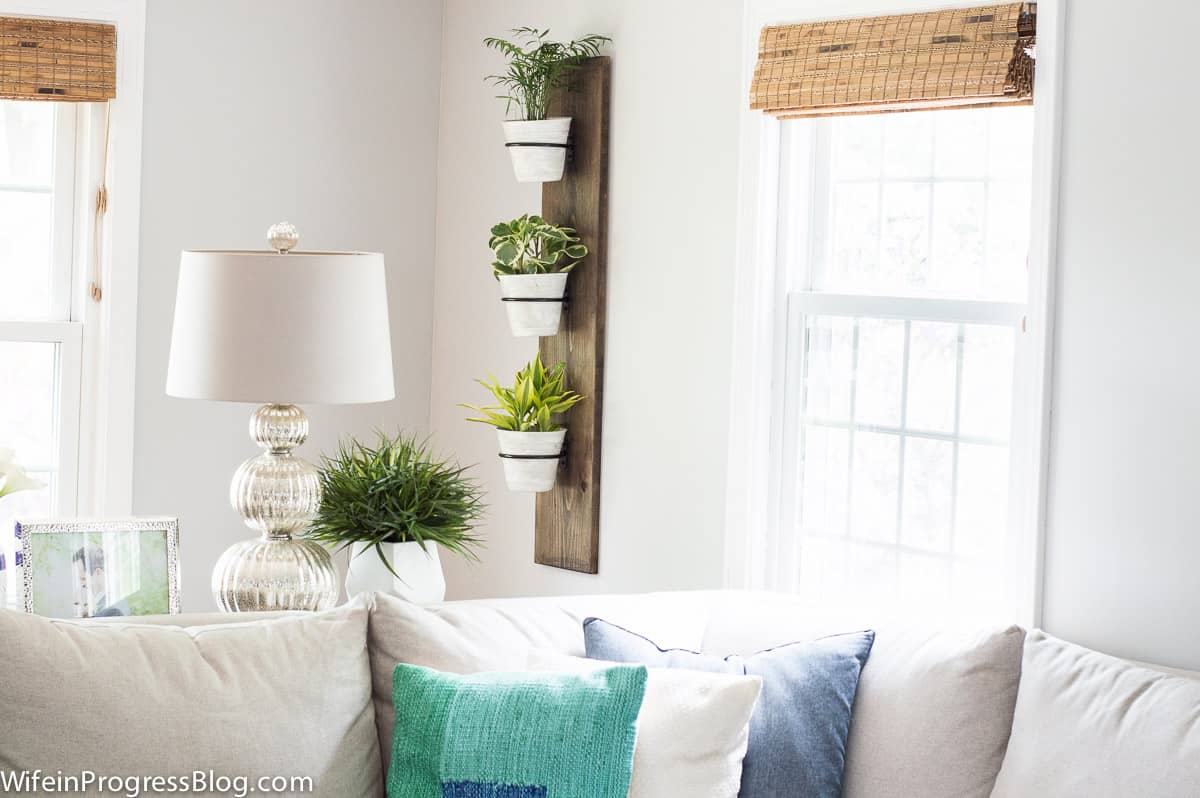 Farmhouse style plant holder | vertical planter