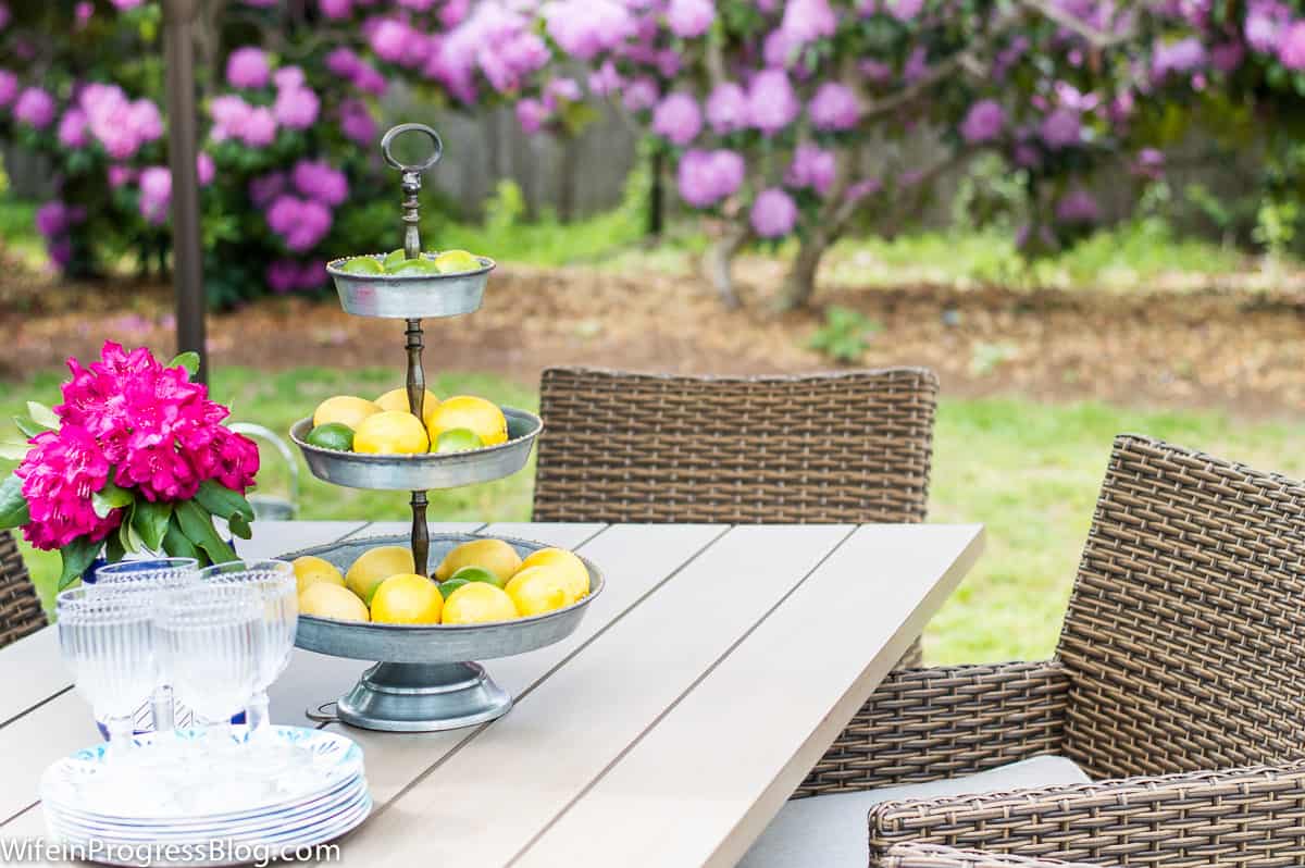 patio decorating tips even when you don't have a patio!