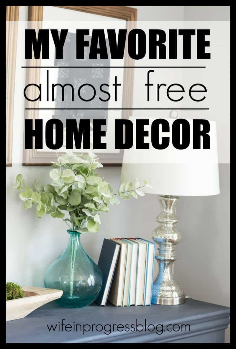 How to decorate your home with an item that you already own! Free home decor at its finest!