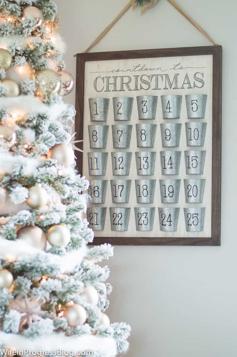 Countdown to Christmas advent calendar 