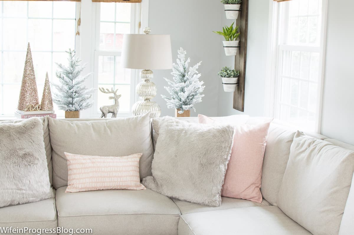 Decorating with pink during the holidays