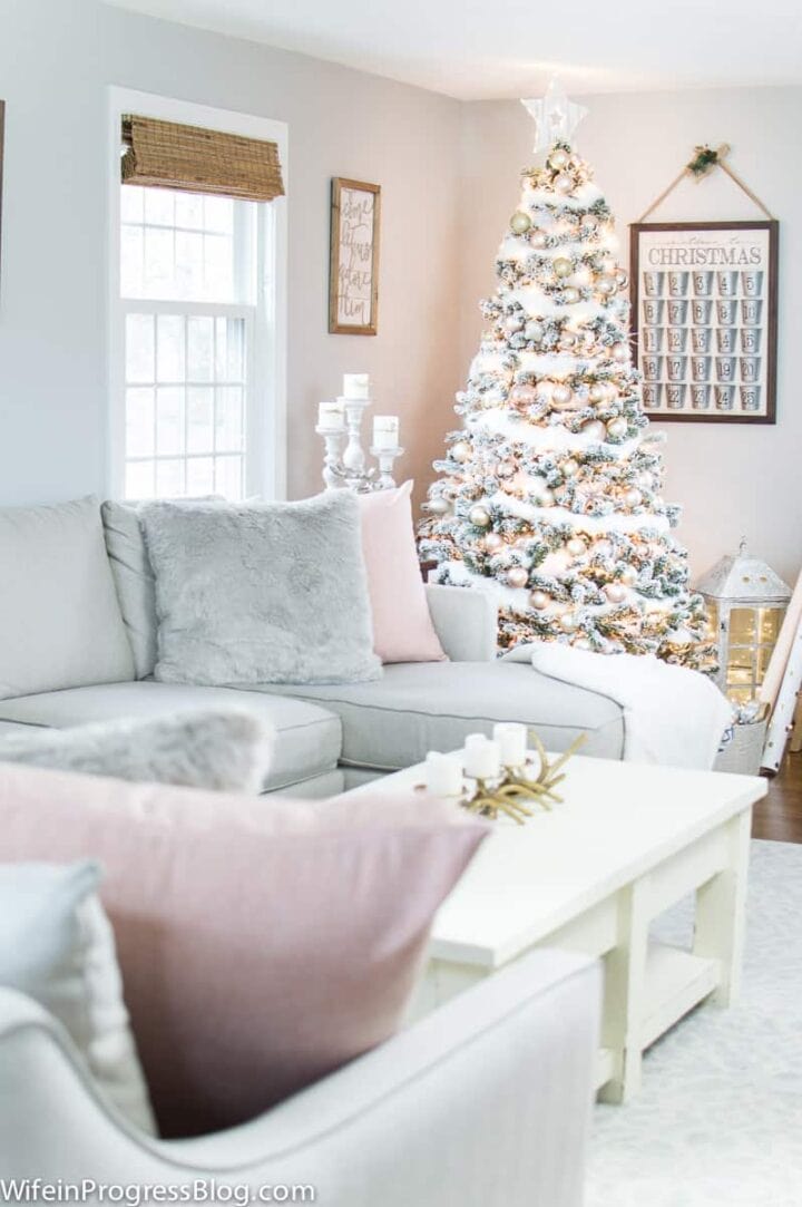 Rose Gold And Blush Pink Christmas Tree (unique Christmas Decor Ideas)