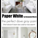 Rooms painted with Paper White by Benjamin Moore