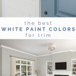 the best white paint colors for trim from benjamin moore and sherwin williams