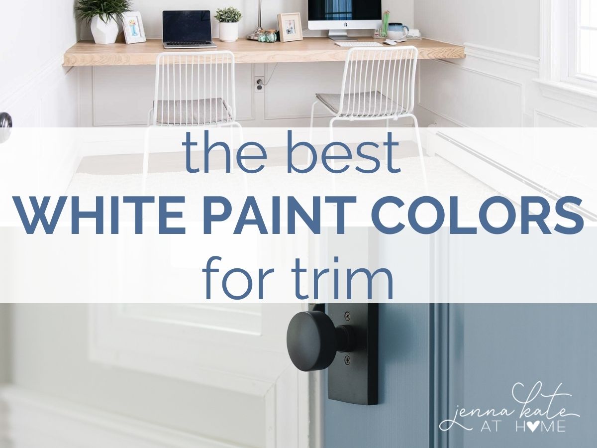 white paint for trim and molding