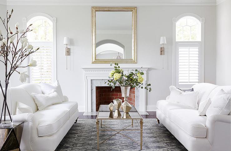 Benjamin Moore Paper White Living Room