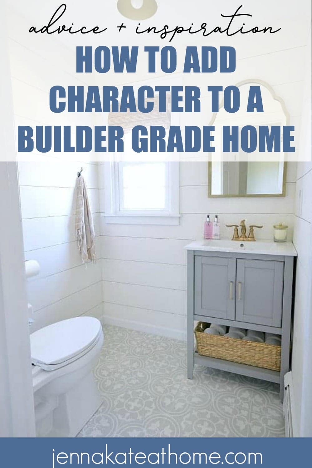 how to add character to a boring builder grade home