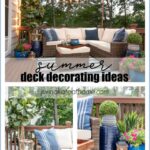 Small deck decorating ideas with string lights