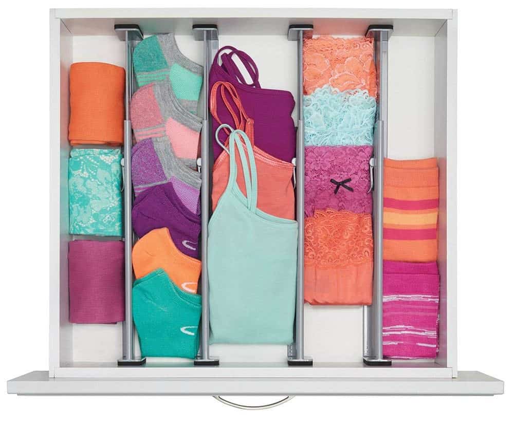 Use drawer organizers to maximize organization on a budget