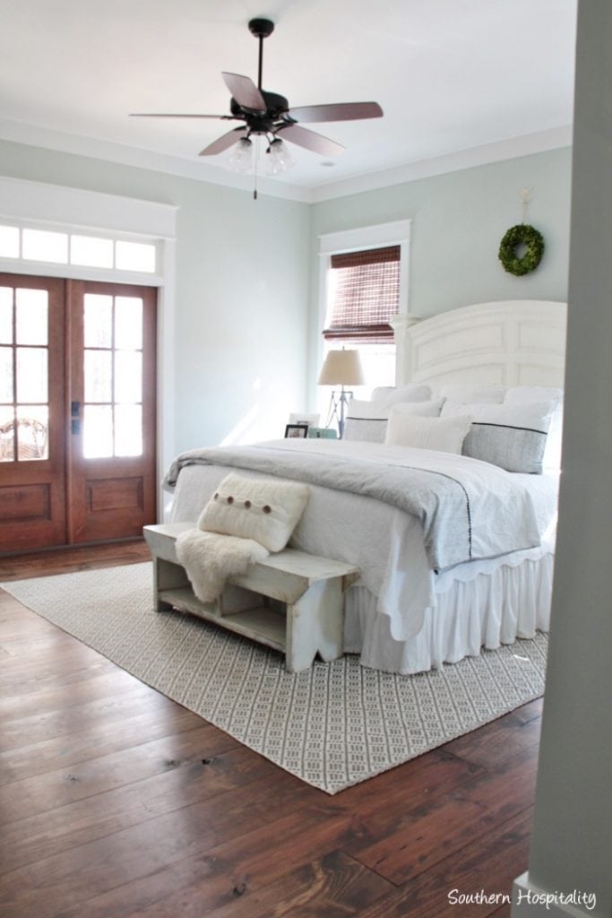 Sherwin Williams Sea Salt is one of the best master bedroom paint colors