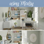 Home office design plan using Modsy