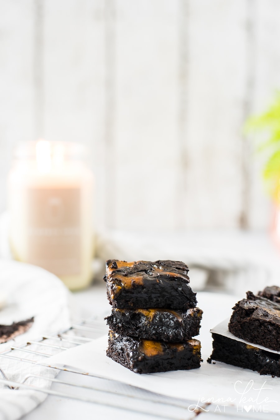 These pumpkin swirl brownies are the newbie on the fall dessert train but oh so delicious