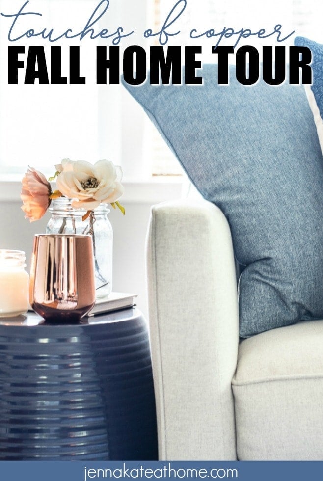 copper decor for fall decor